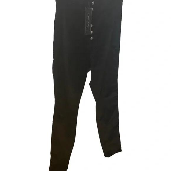 NWT Veronica Beard Jean Black Velvet Debbie High Rise Skinny Size 28 Pants.